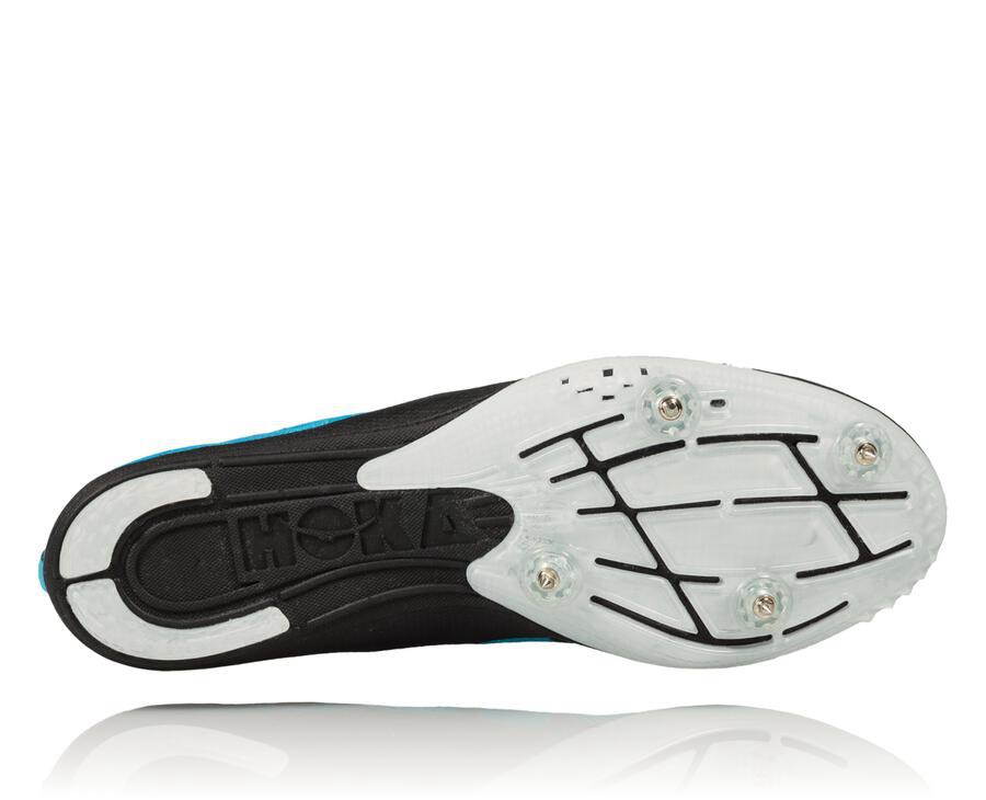 Spikes Atletismo Hoka One One Hombre Azules/Blancos - Rocket X - QUMZ36827